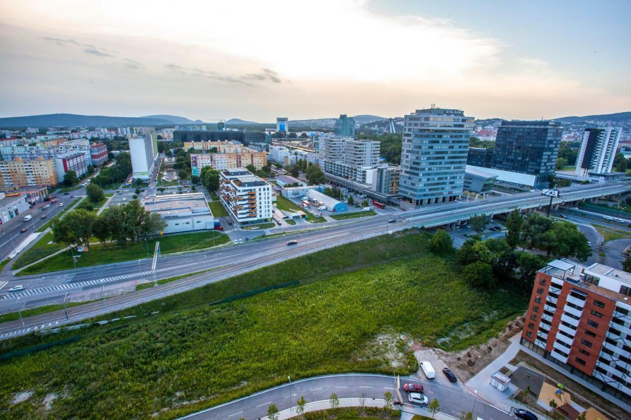 Air-Conditioned City View Apartment 24H Check-In Bratislava Exterior photo
